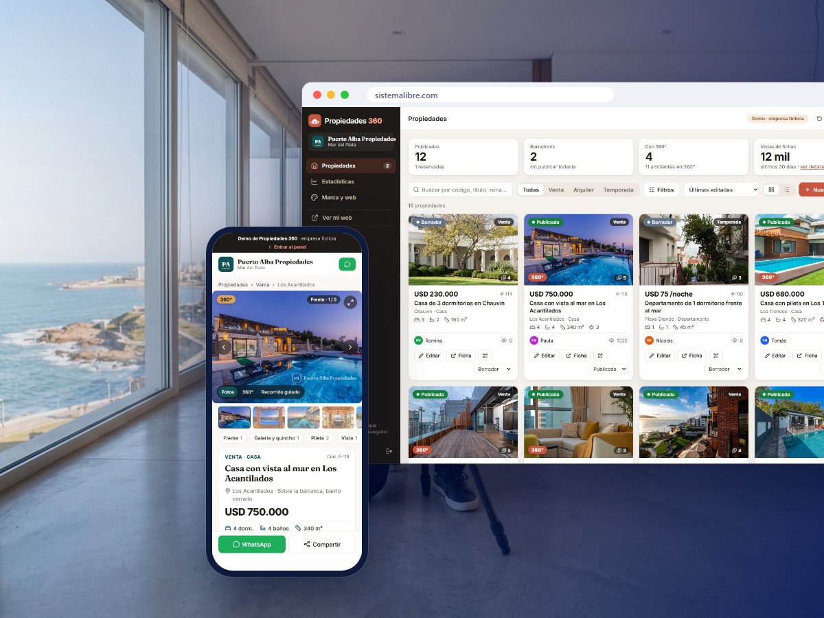 Propiedades 360: así se ve el sistema