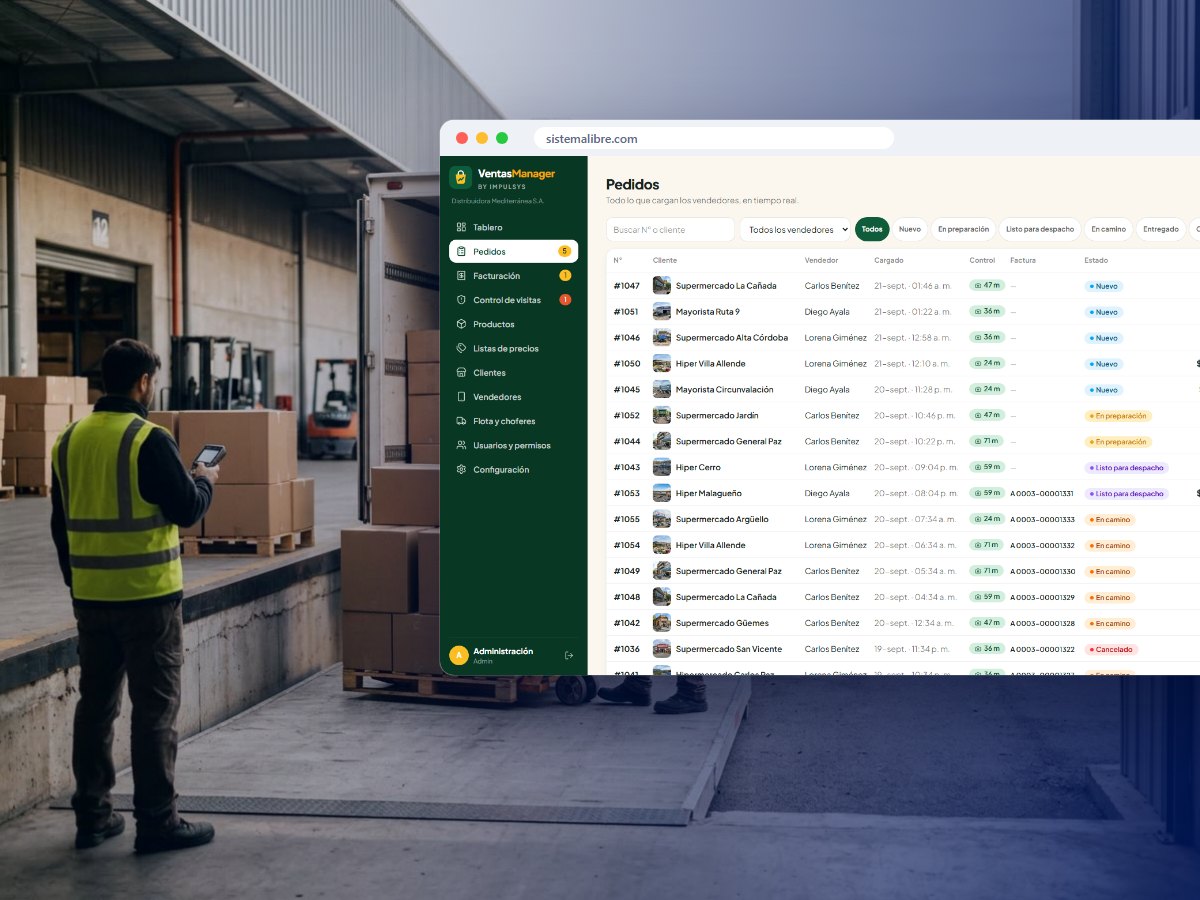 Ventas Manager: así se ve el sistema